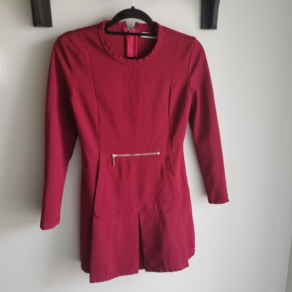 👗BEANS RED MINI DRESS - Picture 3 of 5